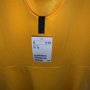 Yellow H&M Flare Dress
